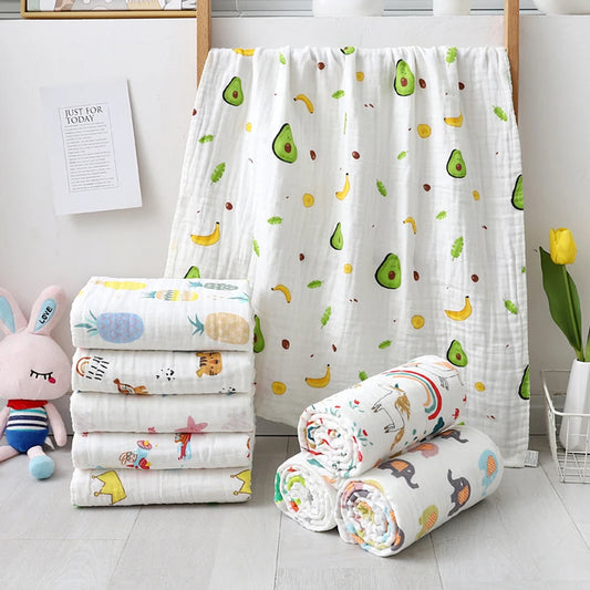 Newborn Baby Cotton Swaddle Bathrobe