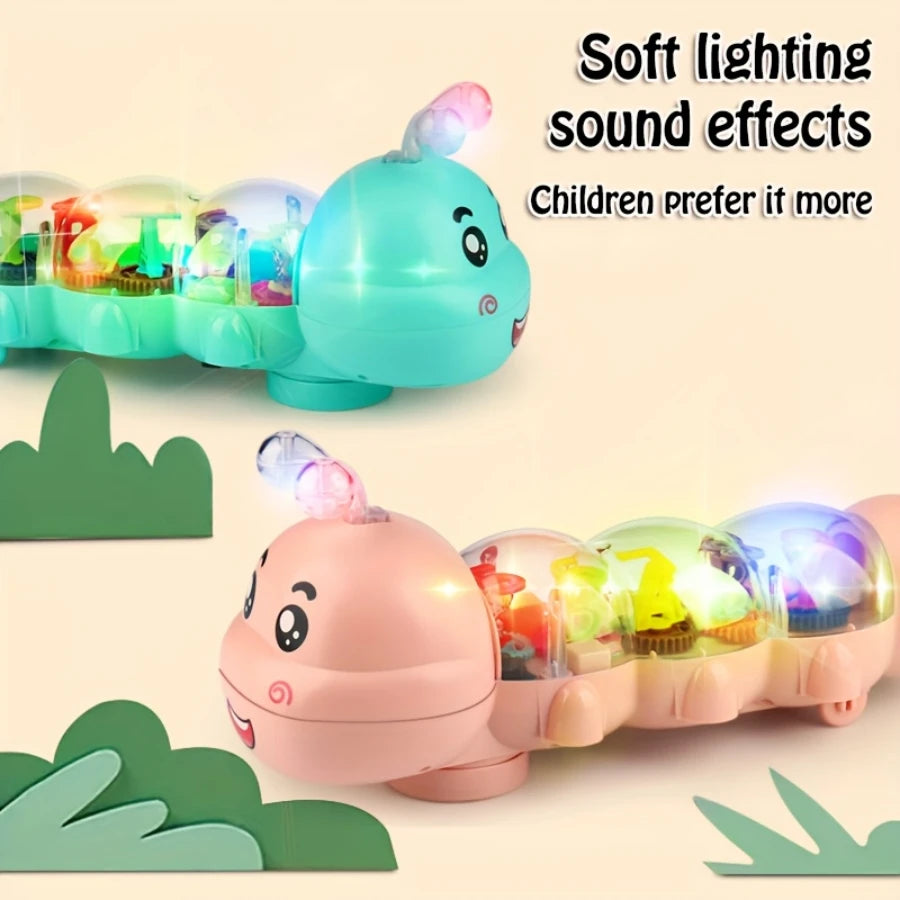 Caterpillar Crawling Toy Music & Lights