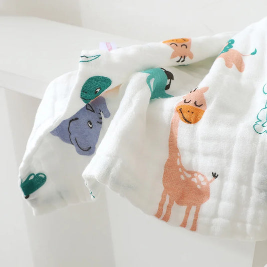 5PCS Muslin Cotton Baby Burp Towels
