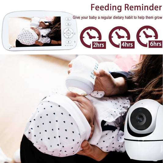 5" IPS Video Baby Monitor with PTZ