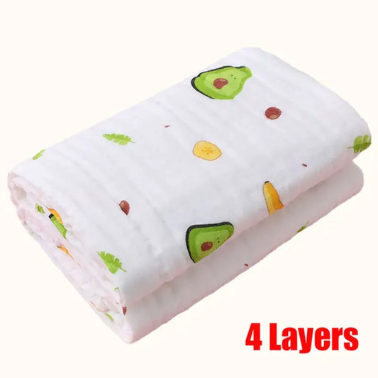 Baby Cotton Bath Towel 4-Layer Gauze