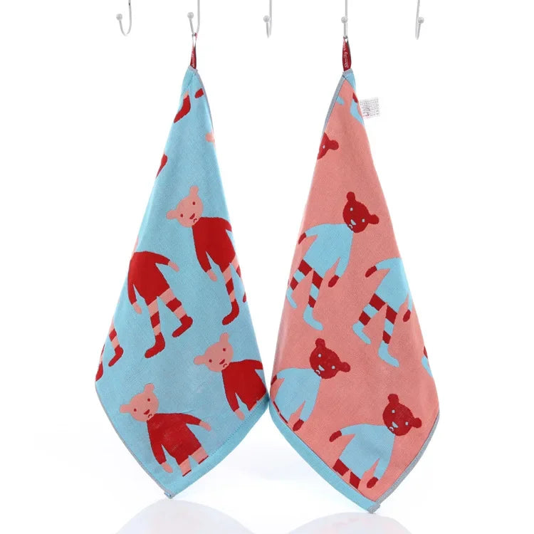 Baby Cartoon Towel 3-Layer Gauze