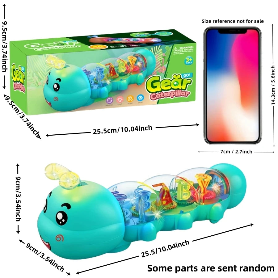 Caterpillar Crawling Toy Music & Lights