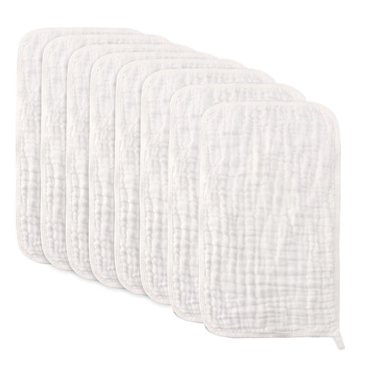 Large Muslin Burp Cloths for Babies