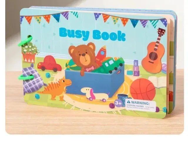 Montessori Activity Book Sticker Matching Game