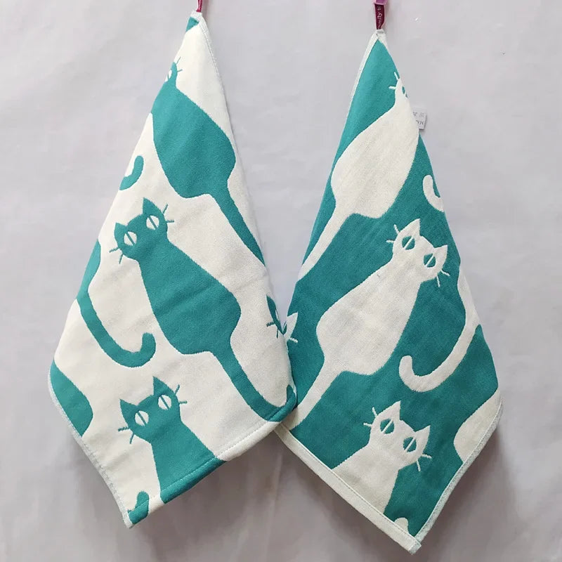 Baby Cartoon Towel 3-Layer Gauze