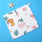 5PCS Muslin Cotton Baby Burp Towels
