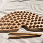 Montessori Wooden Tray with Felt Balls