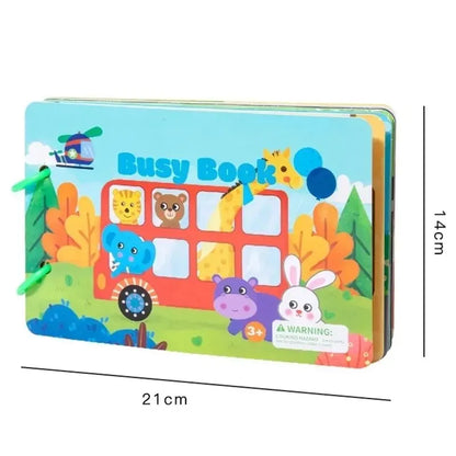 Montessori Activity Book Sticker Matching Game