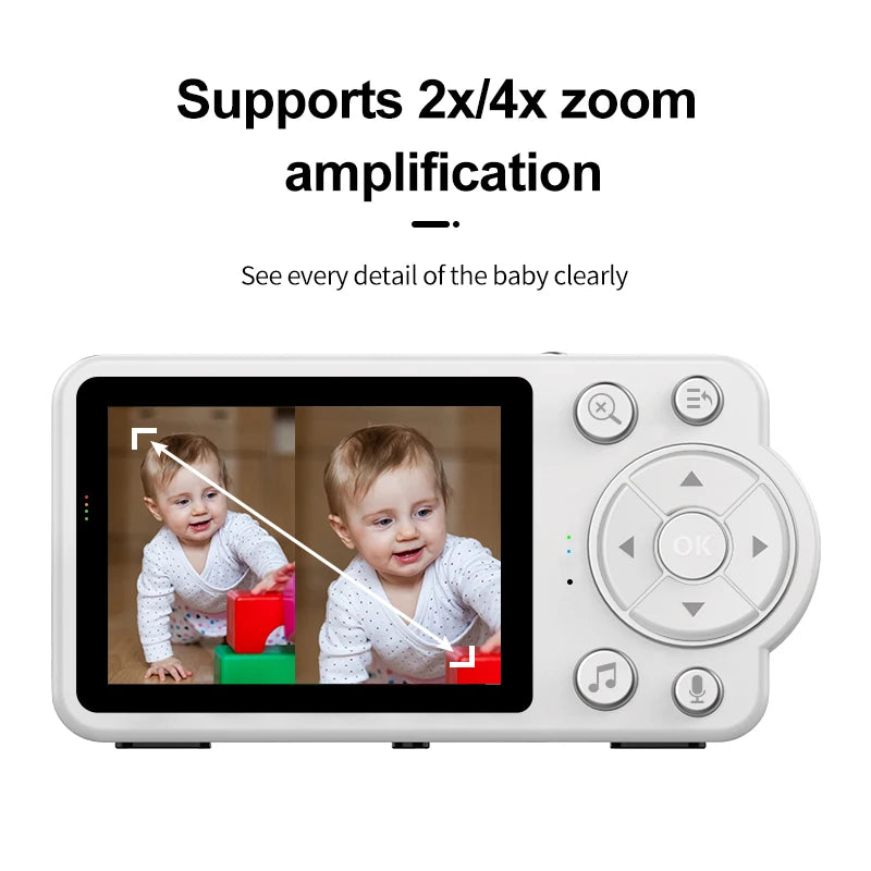 Baby Monitor with Two-Way Audio Camera