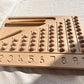 Montessori Wooden Tray with Felt Balls