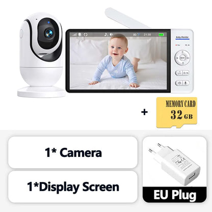 7" Screen Baby Monitor with Camera