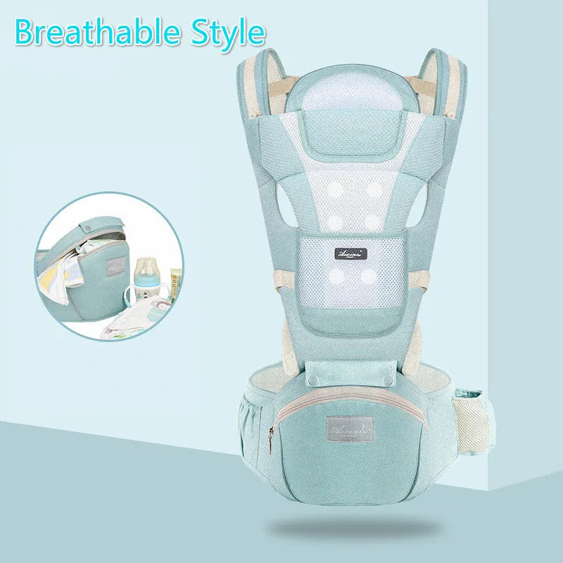 Ergonomic Baby Carrier Infant Baby Hipseat Carrier Front Facing Ergonomic Kangaroo Baby Wrap Sling for Baby Travel