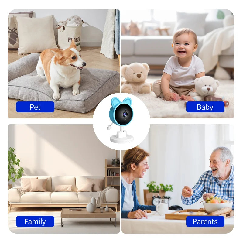 Baby Monitor with Two-Way Audio Camera