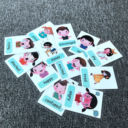 Montessori Kids English Flashcards Learning Cards