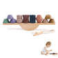 Montessori Wooden Stacking Blocks Forest Houses