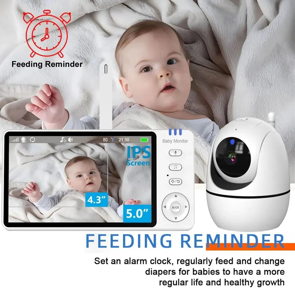 5" Baby Monitor Two-Way Audio Camera