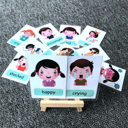 Montessori Kids English Flashcards Learning Cards
