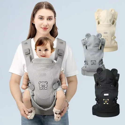 Baby Carrier Ergonomic Design Adjustable Shoulder Straps Comfortable and Safe Baby Carrier for Men and Women Baby Sling Baby